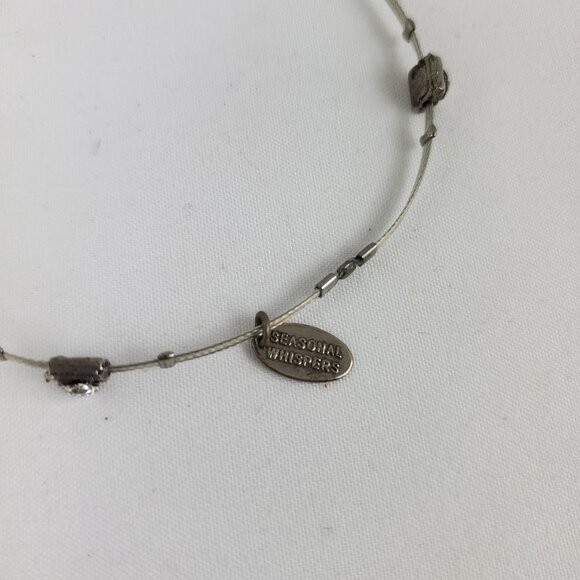 Set of 3 Bangle Bracelets Silver Tone Disney/Seasonal Whisper/Alex And Ani - Picture 6 of 8